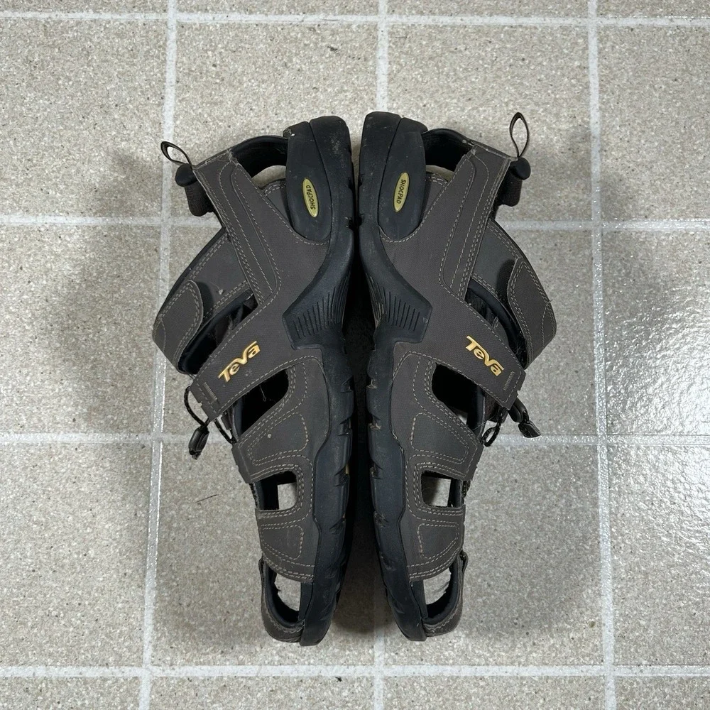 Teva Forebay Sandals Mens 14 Brown Outdoor Fisherman Hiking Adjustable Water